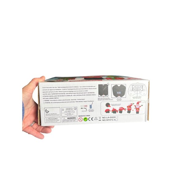 Inflatable Santa Claus With Remote Control 360° Rotation 2.4GHz For Indoor & Out - Picture 9 of 9